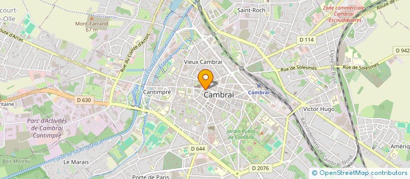 localisation de l'entreprise PARIBEL  CAMBRAI