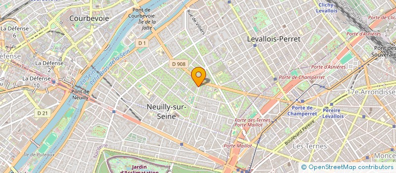 localisation de l'entreprise PARIBEL à NEUILLY-SUR-SEINE