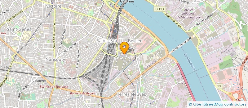 localisation de l'entreprise PARIBO  BORDEAUX