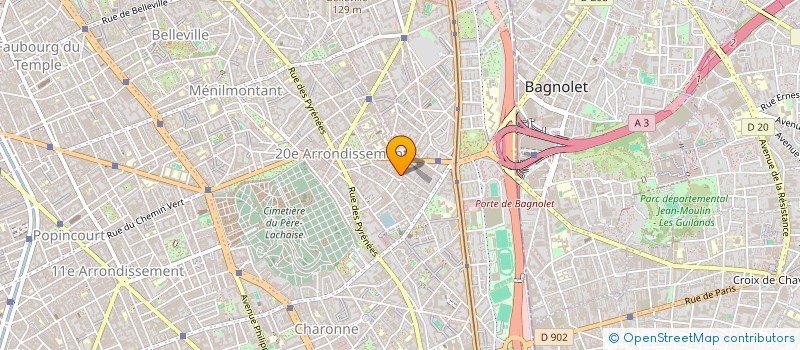 localisation de l'entreprise PARICAIRE à PARIS