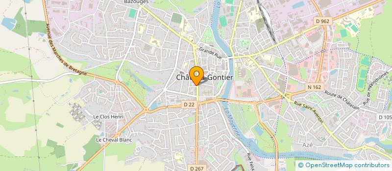 localisation de l'entreprise PARICE  CHATEAU-GONTIER-SUR-MAYENNE