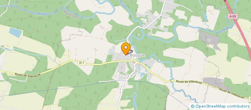 localisation de l'entreprise PARICHONNE  BOUGUE