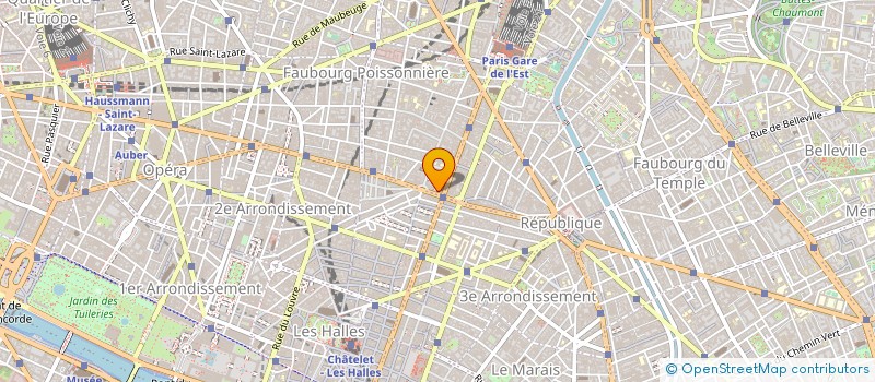 localisation de l'entreprise PARIDENILINE à PARIS