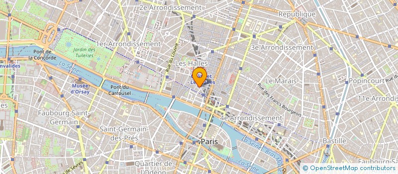localisation de l'entreprise PARIDIS à PARIS