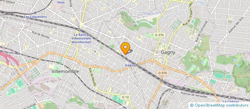 localisation de l'entreprise PARIE PEINTURE AGENCEMENT REVETEMENT ISOLATION ECO MATERIAUX  VILLEMOMBLE