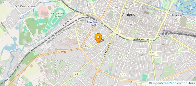 localisation de l'entreprise PARIENS à AMIENS