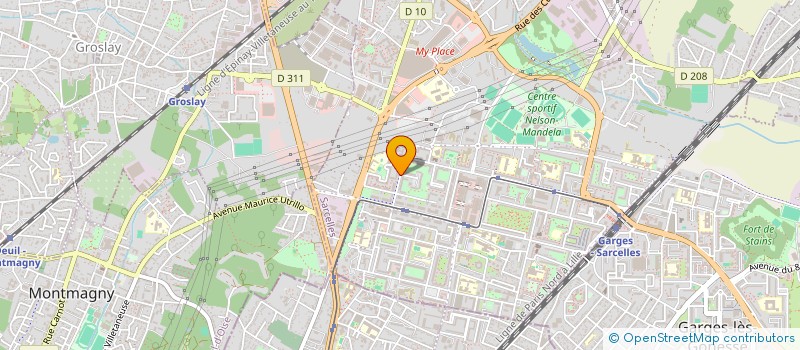 localisation de l'entreprise PARIENTE NESSIM  SARCELLES