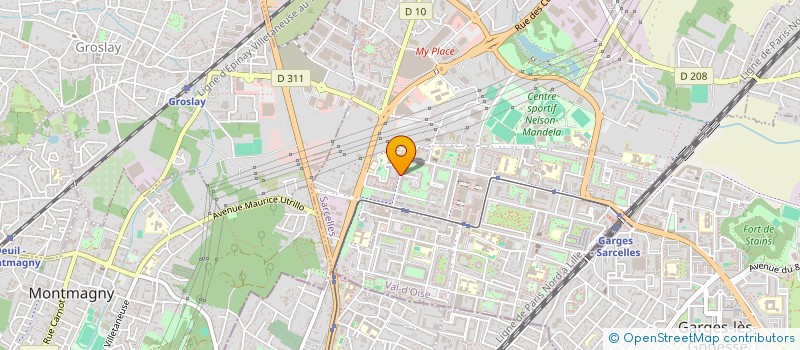 localisation de l'entreprise PARIENTE PROSPER  SARCELLES