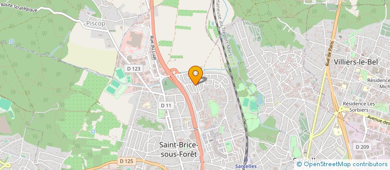 localisation de l'entreprise PARIENTI INVEST  SAINT-BRICE-SOUS-FORET