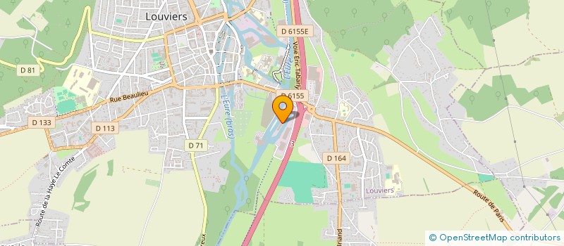 localisation de l'entreprise PARIES à LOUVIERS