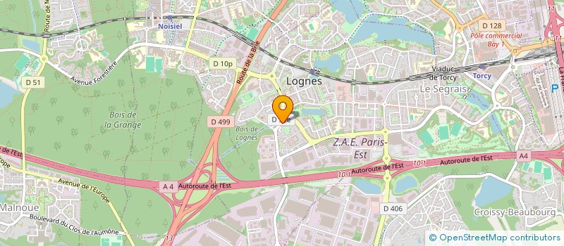 localisation de l'entreprise PARIEST AUTOCARS à LOGNES