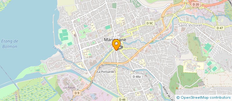 localisation de l'entreprise PARIFA MARIGNANE FUEL à MARIGNANE