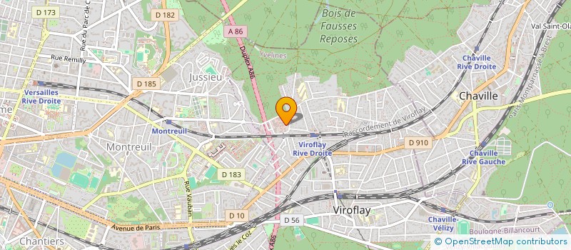 localisation de l'entreprise PARIFEX à VIROFLAY