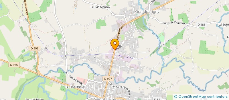 localisation de l'entreprise PARIGNY GLASS  GRANDPARIGNY