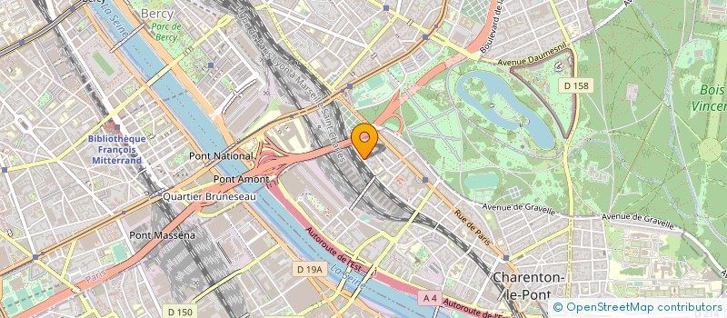 localisation de l'entreprise PARIGO ASSOCIATION  CHARENTON-LE-PONT