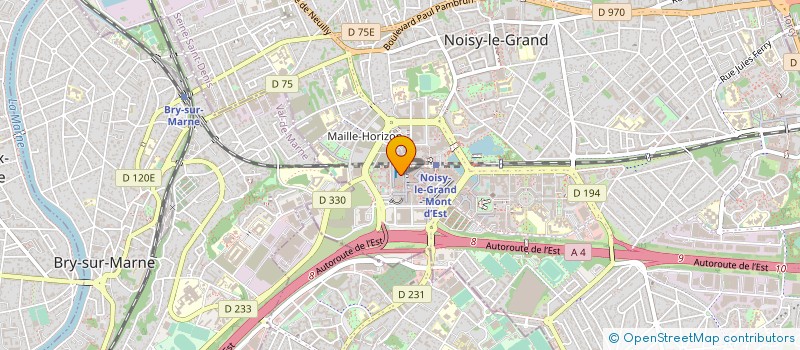 localisation de l'entreprise PARIGO TRANSPORT SERVICE à NOISY-LE-GRAND
