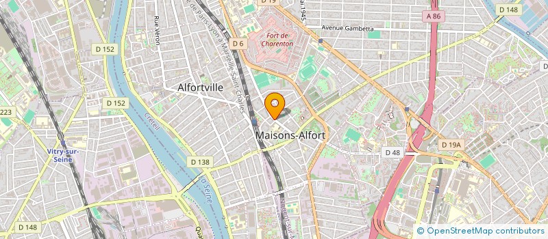 localisation de l'entreprise PARIGOLD 2 à MAISONS-ALFORT