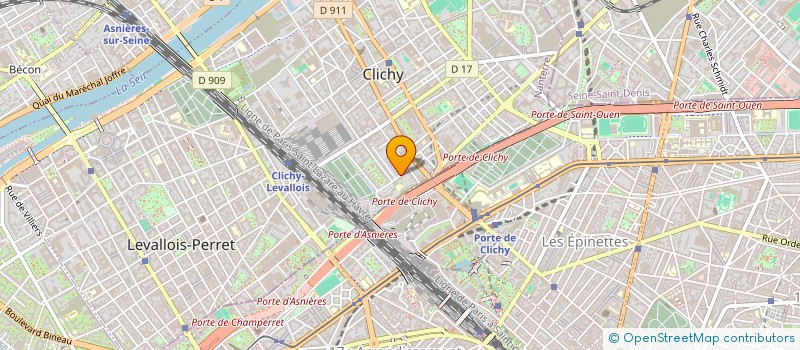 localisation de l'entreprise PARIGRAPHIC SYSTEMS à CLICHY