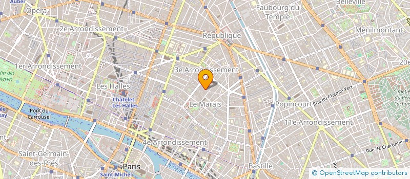 localisation de l'entreprise PARIJS  PARIS