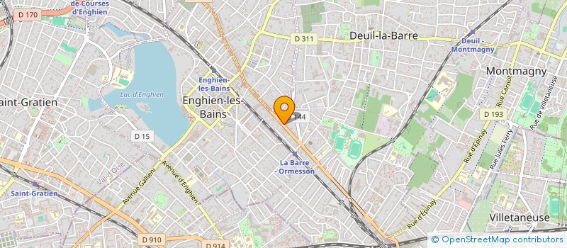 localisation de l'entreprise PARILIB EXPRESS  DEUIL-LA-BARRE