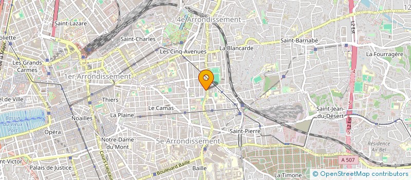 localisation de l'entreprise PARILYS à MARSEILLE