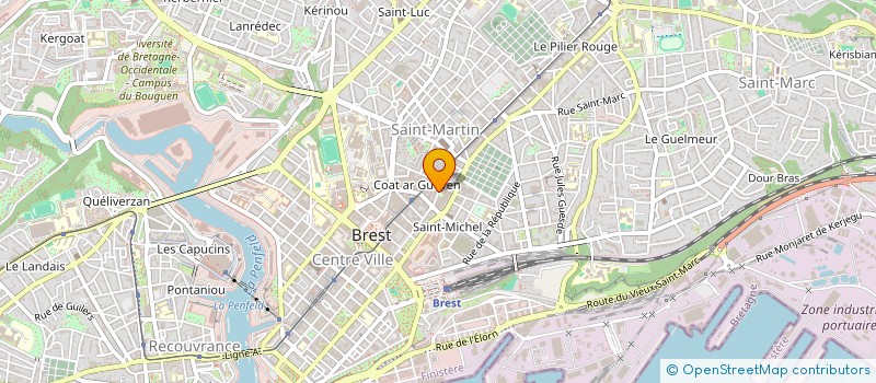 localisation de l'entreprise PARIMMO à BREST