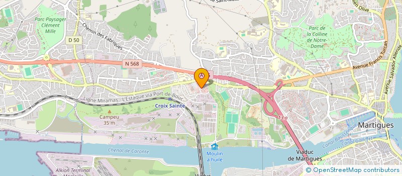 localisation de l'entreprise PARIMMO & PATRIMOINE  MARTIGUES