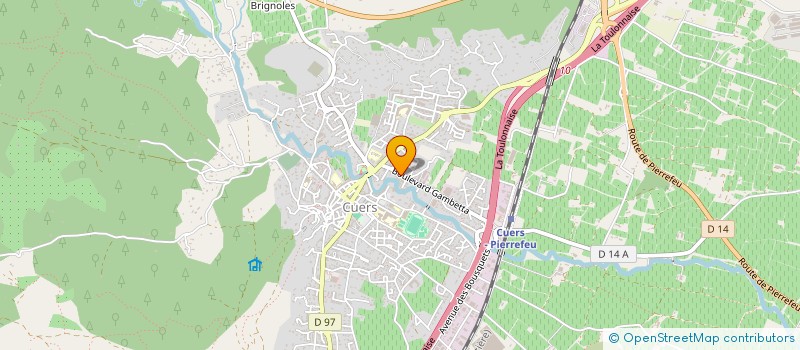 localisation de l'entreprise PARIMO  CUERS