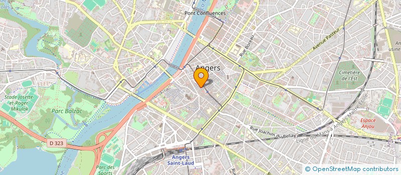localisation de l'entreprise PARINDIMMO à ANGERS