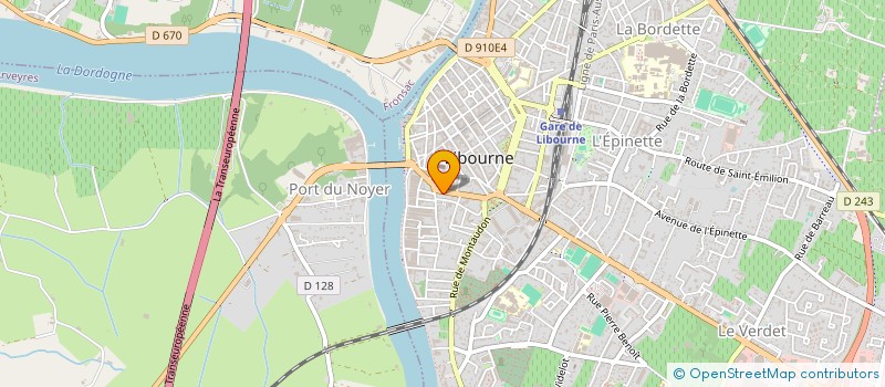 localisation de l'entreprise PARINET & CO à LIBOURNE