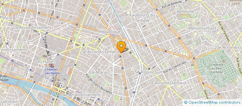 localisation de l'entreprise PARINOV 2000 à PARIS