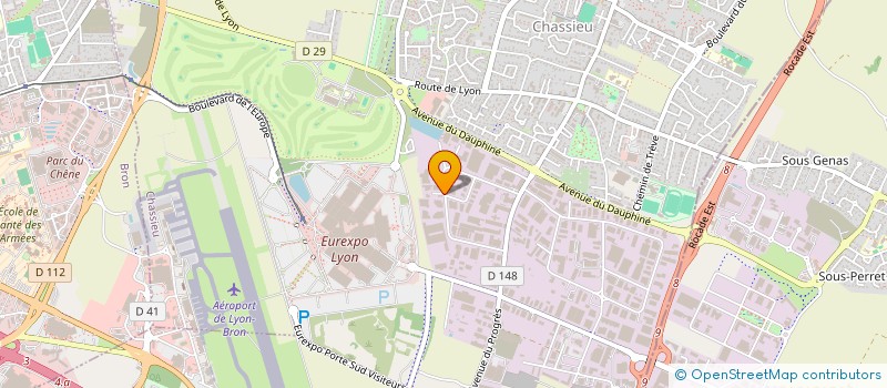 localisation de l'entreprise PARINOX LYON  CHASSIEU