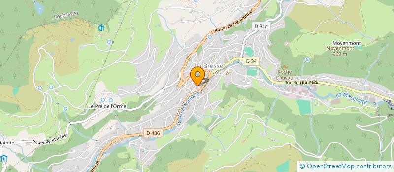localisation de l'entreprise PARIO à LA BRESSE