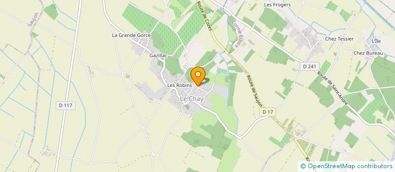 localisation de l'entreprise PARIOLLAUD-DELAGE  LE CHAY