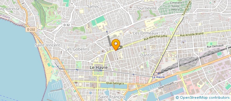 localisation de l'entreprise PARIONS - PARENTAGE D'EMOTIONS  LE HAVRE