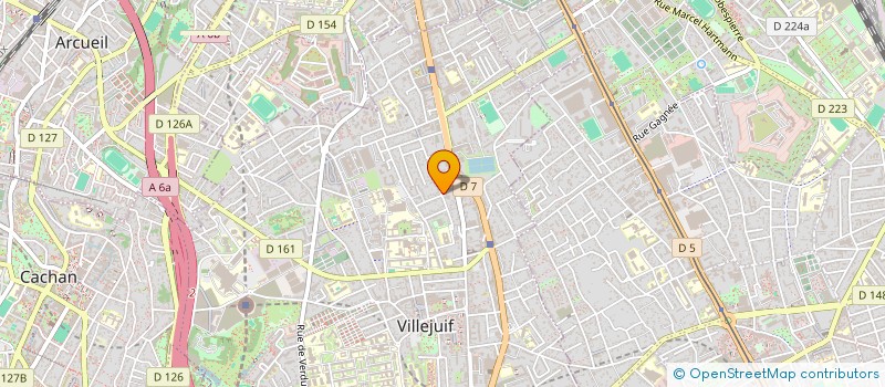 localisation de l'entreprise PARIOU à VILLEJUIF