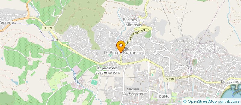 localisation de l'entreprise PARIPAN à HYERES