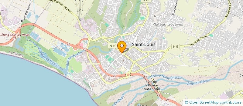 localisation de l'entreprise PARIPRIX à SAINT-LOUIS