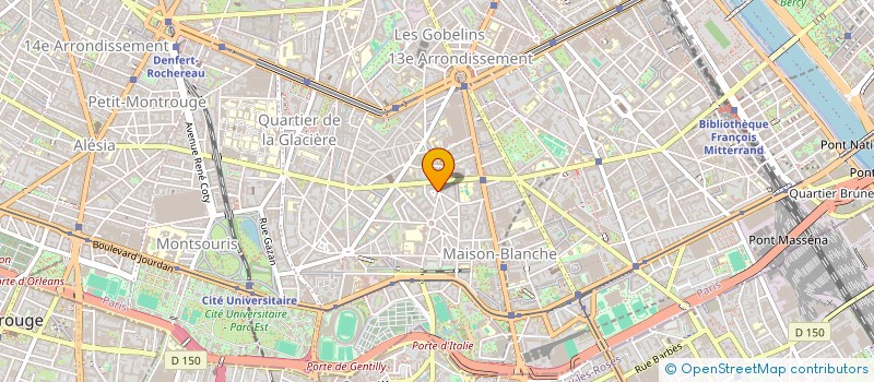 localisation de l'entreprise PARIS 13 SERVICES  PARIS