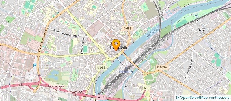 localisation de l'entreprise PARIS 14  THIONVILLE