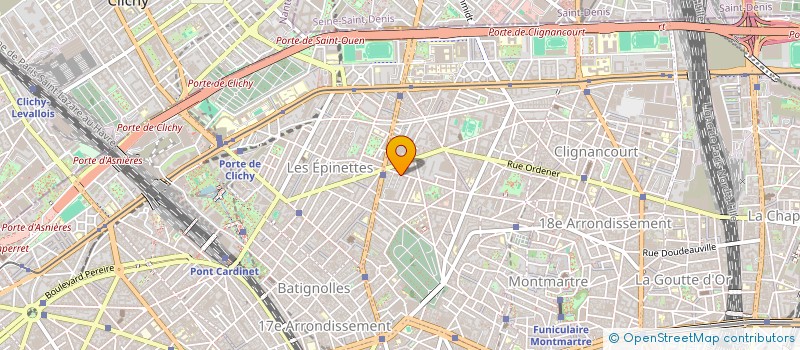 localisation de l'entreprise PARIS 18  PARIS