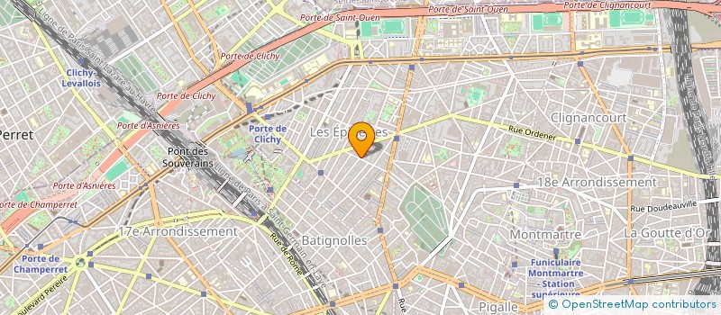 localisation de l'entreprise PARIS 18 UNITED  PARIS 17