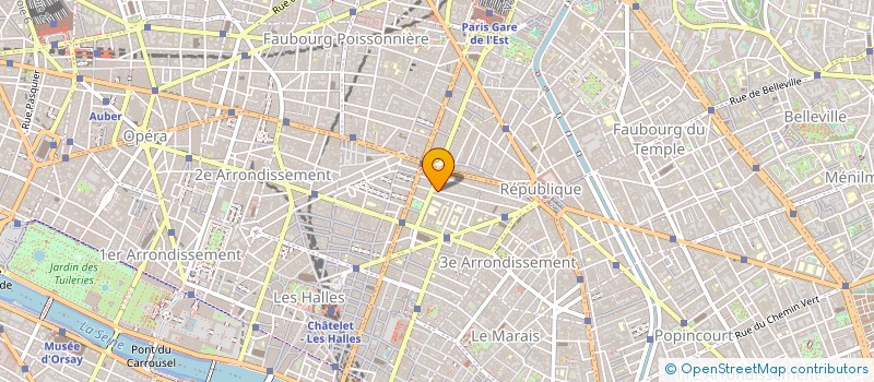 localisation de l'entreprise PARIS 1ERE TECH à PARIS