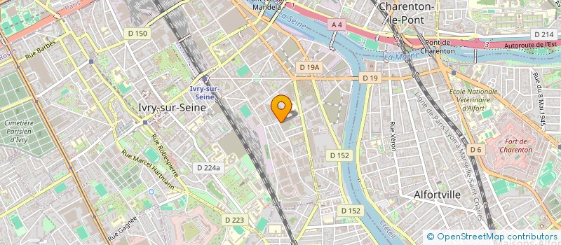 localisation de l'entreprise PARIS 1ERES LOGES à IVRY-SUR-SEINE