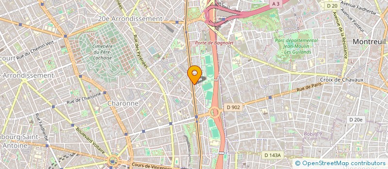 localisation de l'entreprise PARIS 2 ROUES  PARIS