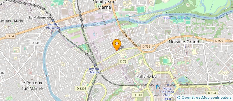 localisation de l'entreprise PARIS 24 à NOISY-LE-GRAND