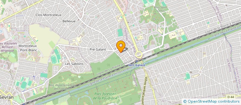 localisation de l'entreprise PARIS 248 à VILLEPINTE
