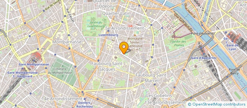 localisation de l'entreprise PARIS 5 MOBILITE  PARIS