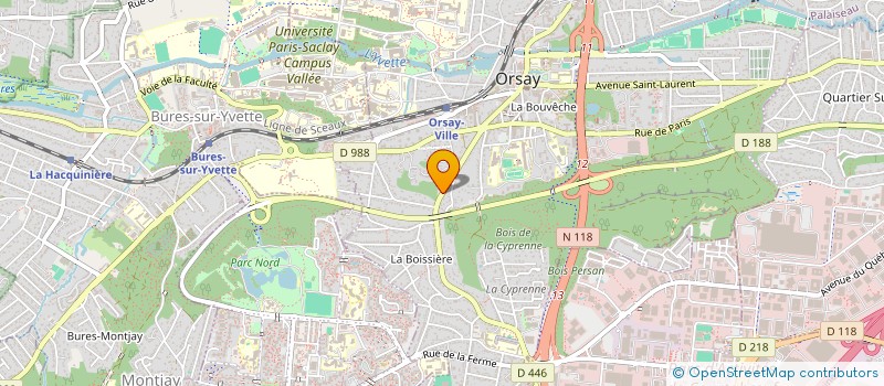 localisation de l'entreprise PARIS 5 STARS BATIMENT à ORSAY