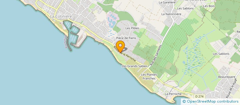 localisation de l'entreprise PARIS  SAINT-PIERRE-D'OLERON